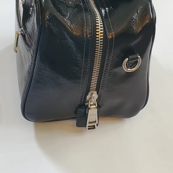 Coach Cube Rogue Bag Black Glazed Leather NWT - Picture 5 of 10